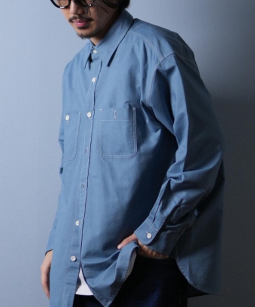 【ムラサキスポーツ限定】 DEAR LAUREL/ディアローレル 長袖シャツ/ワークシャツ シンプル D25S2202（シャツ/ブラウス）｜ムラサキスポーツ（ムラサキスポーツ） mdprevattcaulkingandwaterproofing.com