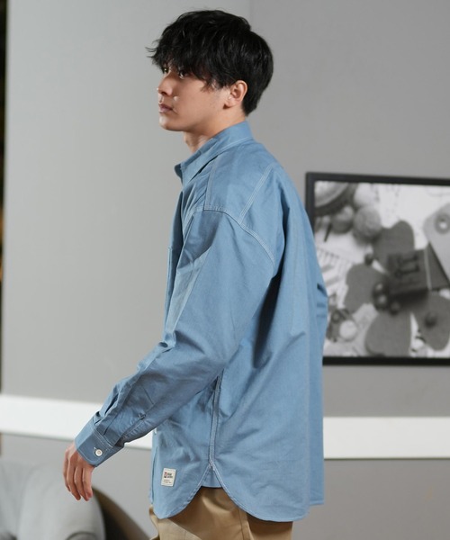 【ムラサキスポーツ限定】 DEAR LAUREL/ディアローレル 長袖シャツ/ワークシャツ シンプル D25S2202（シャツ/ブラウス）｜ムラサキスポーツ（ムラサキスポーツ） mdprevattcaulkingandwaterproofing.com