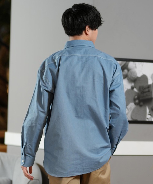 【ムラサキスポーツ限定】 DEAR LAUREL/ディアローレル 長袖シャツ/ワークシャツ シンプル D25S2202（シャツ/ブラウス）｜ムラサキスポーツ（ムラサキスポーツ） mdprevattcaulkingandwaterproofing.com