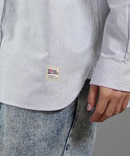 【ムラサキスポーツ限定】 DEAR LAUREL/ディアローレル 長袖シャツ/ワークシャツ シンプル D25S2202（シャツ/ブラウス）｜ムラサキスポーツ（ムラサキスポーツ） mdprevattcaulkingandwaterproofing.com