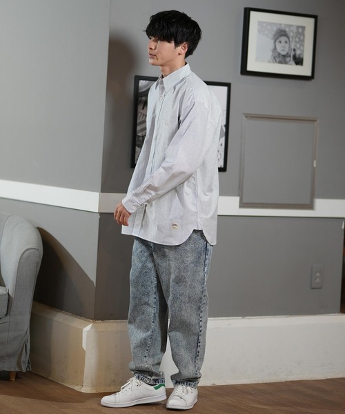 【ムラサキスポーツ限定】 DEAR LAUREL/ディアローレル 長袖シャツ/ワークシャツ シンプル D25S2202（シャツ/ブラウス）｜ムラサキスポーツ（ムラサキスポーツ） mdprevattcaulkingandwaterproofing.com