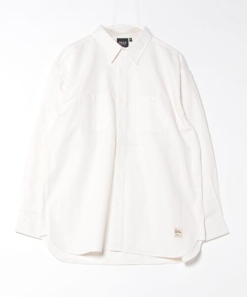 【ムラサキスポーツ限定】 DEAR LAUREL/ディアローレル 長袖シャツ/ワークシャツ シンプル D25S2202（シャツ/ブラウス）｜ムラサキスポーツ（ムラサキスポーツ） mdprevattcaulkingandwaterproofing.com
