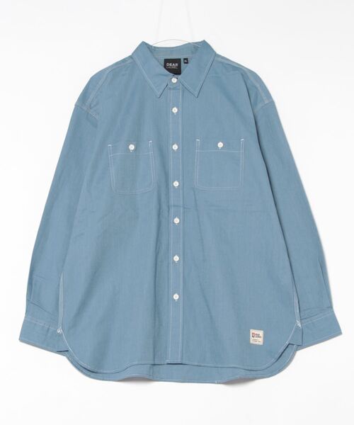 【ムラサキスポーツ限定】 DEAR LAUREL/ディアローレル 長袖シャツ/ワークシャツ シンプル D25S2202（シャツ/ブラウス）｜ムラサキスポーツ（ムラサキスポーツ） mdprevattcaulkingandwaterproofing.com
