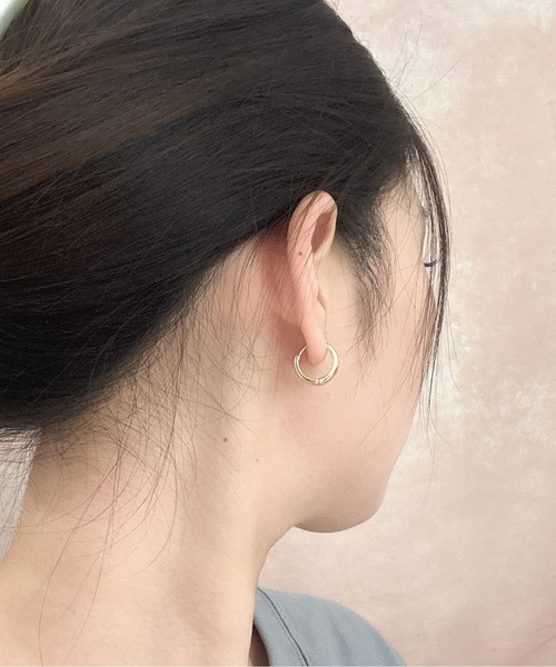 Burner(バーナー)の「【OKUOKU 0909】フープピアス 両耳用 oku-pierce-631360207317-6 Y【RBTS】(ピアス(両耳用)・レディース・ゴールド/シルバー/シルバー系その他2/ゴールド系その他/シルバー系その他/ゴールド系その他2・FREE)」の18枚目の写真