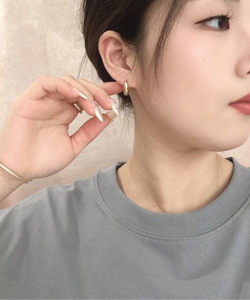 Burner(バーナー)の「【OKUOKU 0909】フープピアス 両耳用 oku-pierce-631360207317-6 Y【RBTS】(ピアス(両耳用)・レディース・ゴールド/シルバー/シルバー系その他2/ゴールド系その他/シルバー系その他/ゴールド系その他2・FREE)」の19枚目の写真