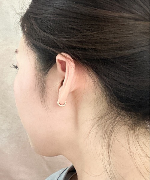 Burner(バーナー)の「【OKUOKU 0909】フープピアス 両耳用 oku-pierce-631360207317-6 Y【RBTS】(ピアス(両耳用)・レディース・ゴールド/シルバー/シルバー系その他2/ゴールド系その他/シルバー系その他/ゴールド系その他2・FREE)」の20枚目の写真