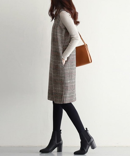 Miniministore(ミニミニストア)の「ジャンパースカート チェック柄ワンピース(ワンピース・レディース・B/A・M/L)」の21枚目の写真