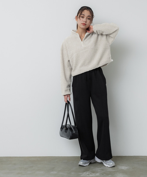 coca(coca)(コカ)の「ボアイージーアノラック(ブルゾン・レディース・アイボリー/チャコール・M/L)」の19枚目の写真