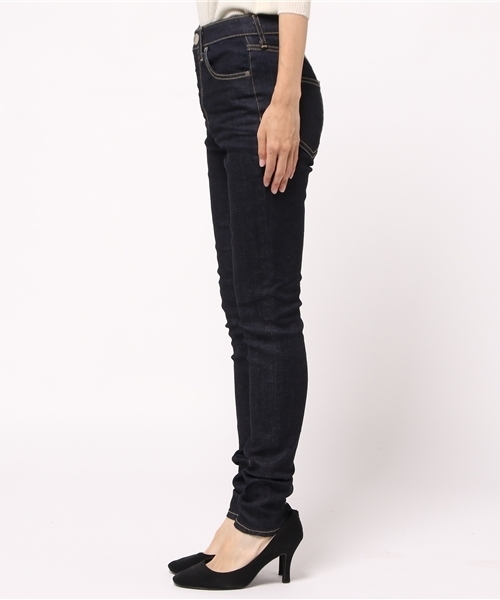BLACK BY MOUSSY(ブラックバイマウジー)の「CRYSTAL One wash DENIM(デニムパンツ・レディース・ダークブルー・26inch/24inch/23inch/25inch)」の3枚目の写真