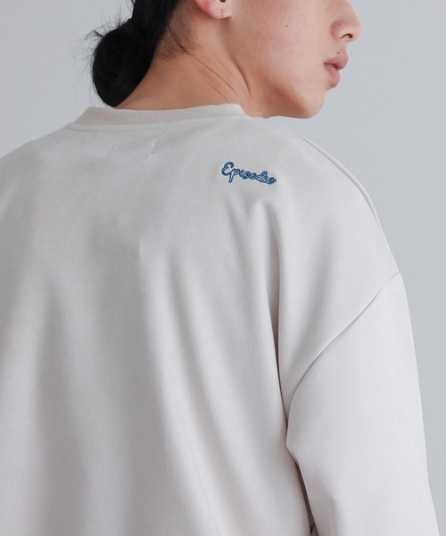 MDR（エムディアール）の「フラワー刺繍プリントプルオーバー（Tシャツ/カットソー・メンズ・アイボリー/ブラック・M/L）」の6枚目の写真