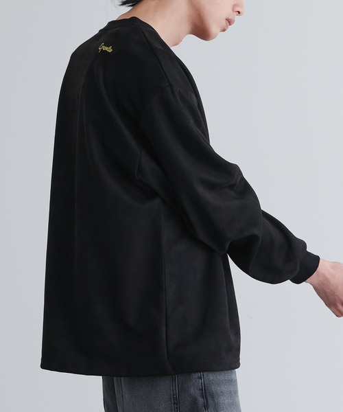 MDR（エムディアール）の「フラワー刺繍プリントプルオーバー（Tシャツ/カットソー・メンズ・アイボリー/ブラック・M/L）」の13枚目の写真