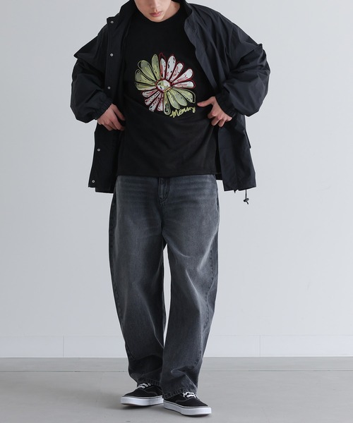 MDR（エムディアール）の「フラワー刺繍プリントプルオーバー（Tシャツ/カットソー・メンズ・アイボリー/ブラック・M/L）」の18枚目の写真