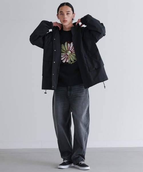 MDR（エムディアール）の「フラワー刺繍プリントプルオーバー（Tシャツ/カットソー・メンズ・アイボリー/ブラック・M/L）」の19枚目の写真