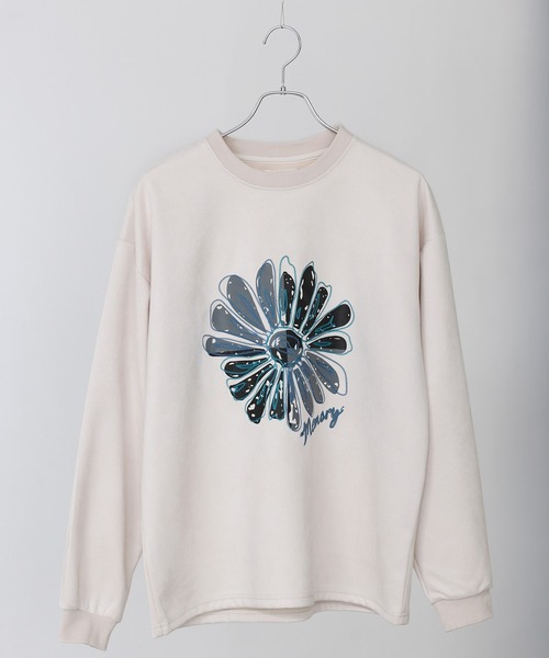 MDR（エムディアール）の「フラワー刺繍プリントプルオーバー（Tシャツ/カットソー・メンズ・アイボリー/ブラック・M/L）」の21枚目の写真