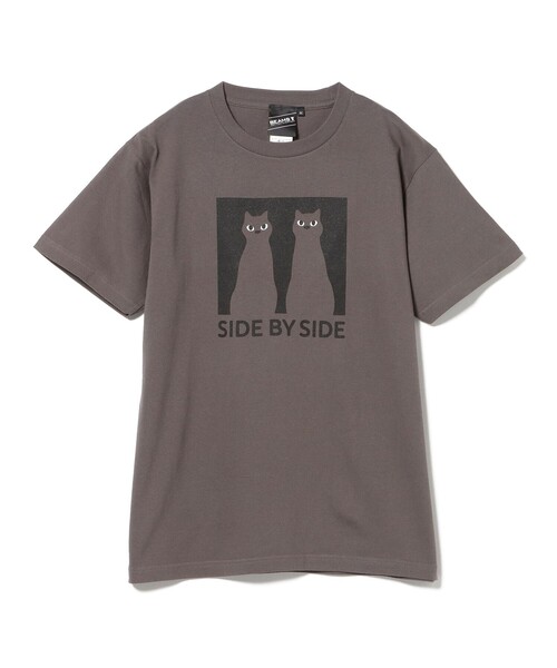 BEAMS T（ビームスティー）の「BEAMS T / SIDE BY SIDE（Tシャツ/カットソー・メンズ・オリーブ/チャコールグレー・XL/L/M/S）」の10枚目の写真