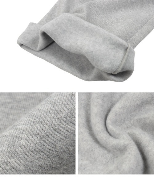 KOBE LETTUCE（コウベレタス）の「[ 裏起毛 ] ダブルウエストスウェットワイドパンツ（スウェットパンツ・レディース・グレー/ブラック・M/PM）」の11枚目の写真