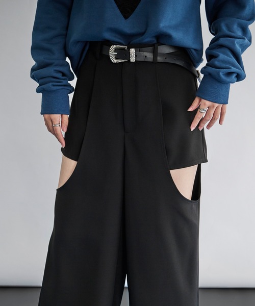 Ellno de Mavie パンツ サイドカットパンツ レディース サイドカットパンツ（その他パンツ）｜Ellno de Mavie