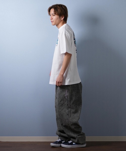 SANTA CRUZ（サンタクルーズ）の「【ムラサキスポーツ限定】SANTACRUZ/サンタクルーズ 半袖Tシャツ バックプリント 502252401（Tシャツ/カットソー・メンズ・ブラック×グレー/ブラック/ホワイト/ブラック×ピンク/ホワイト×ピンク/ホワイト×グレー・XL/L/M）」の12枚目の写真