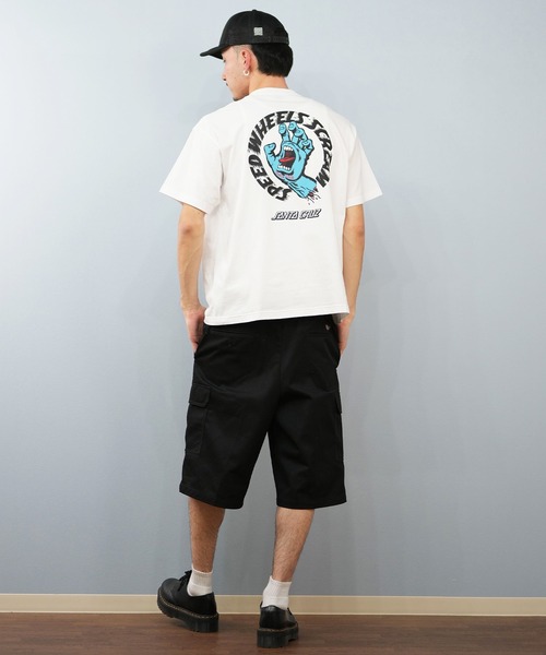 SANTA CRUZ（サンタクルーズ）の「【ムラサキスポーツ限定】SANTACRUZ/サンタクルーズ 半袖Tシャツ バックプリント 502252401（Tシャツ/カットソー・メンズ・ブラック×グレー/ブラック/ホワイト/ブラック×ピンク/ホワイト×ピンク/ホワイト×グレー・XL/L/M）」の15枚目の写真