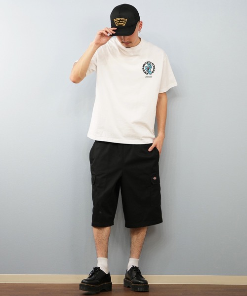 SANTA CRUZ（サンタクルーズ）の「【ムラサキスポーツ限定】SANTACRUZ/サンタクルーズ 半袖Tシャツ バックプリント 502252401（Tシャツ/カットソー・メンズ・ブラック×グレー/ブラック/ホワイト/ブラック×ピンク/ホワイト×ピンク/ホワイト×グレー・XL/L/M）」の14枚目の写真