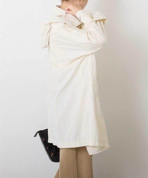 Traditional Weatherwear(トラディショナルウェザーウェア)の「Traditional Weatherwear/PACKABLE MALTON HOOD(テーラードジャケット・レディース・オフホワイト・34)」の6枚目の写真