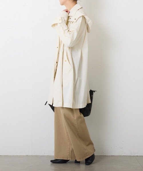 Traditional Weatherwear(トラディショナルウェザーウェア)の「Traditional Weatherwear/PACKABLE MALTON HOOD(テーラードジャケット・レディース・オフホワイト・34)」の8枚目の写真