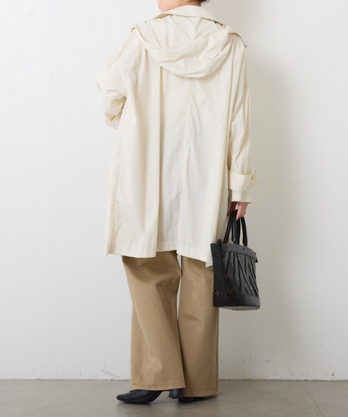 Traditional Weatherwear(トラディショナルウェザーウェア)の「Traditional Weatherwear/PACKABLE MALTON HOOD(テーラードジャケット・レディース・オフホワイト・34)」の9枚目の写真