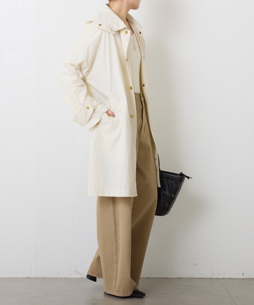 Traditional Weatherwear(トラディショナルウェザーウェア)の「Traditional Weatherwear/PACKABLE MALTON HOOD(テーラードジャケット・レディース・オフホワイト・34)」の10枚目の写真