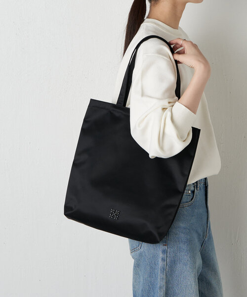 russet（ラシット）の「［通勤・セレモニーにも］プレーントートバッグ(Z-203)（トートバッグ・レディース・ブラック/ライトグレー/カーキ・FREE）」の5枚目の写真