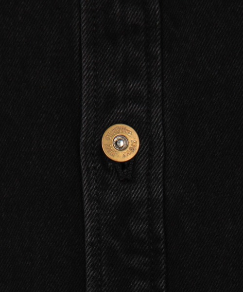 Dickies(ディッキーズ)の「【Dickies】デニムワイドシャツジャケット(その他アウター・レディース・オフホワイト/ブラック/ブルー・MEDIUM)」の5枚目の写真