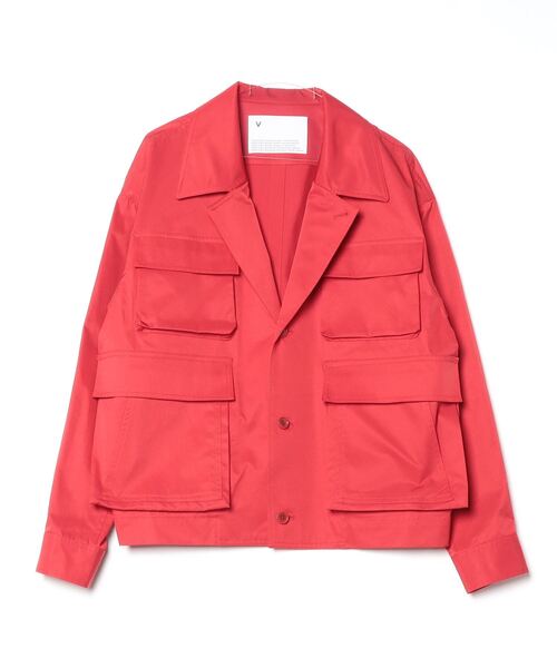 VOAAOV(ヴォアーブ)の「【VOAAOV】BIO TWILL Work Shirt Jacket(その他アウター・メンズ・レッド/ブラック/ライトブラウン・1)」の8枚目の写真