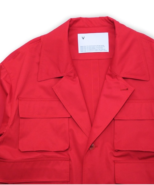 VOAAOV(ヴォアーブ)の「【VOAAOV】BIO TWILL Work Shirt Jacket(その他アウター・メンズ・レッド/ブラック/ライトブラウン・1/2)」の14枚目の写真