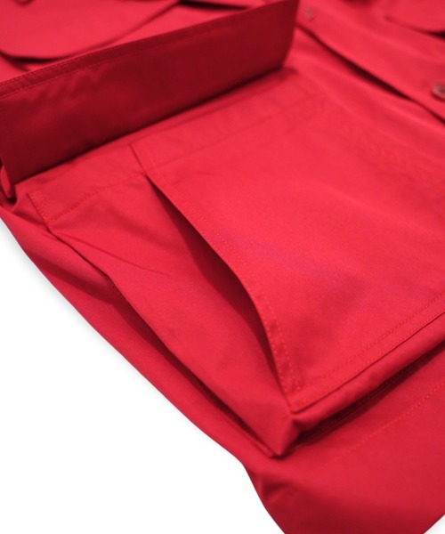 VOAAOV(ヴォアーブ)の「【VOAAOV】BIO TWILL Work Shirt Jacket(その他アウター・メンズ・レッド/ブラック/ライトブラウン・1/2)」の13枚目の写真