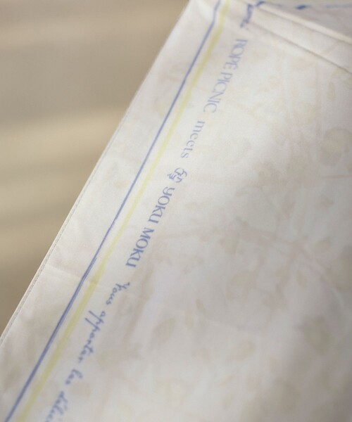 ROPE' PICNIC（ロペピクニック）の「【YOKU MOKU/ヨックモック×ROPE' PICNIC】折り畳み傘/晴雨兼用（折りたたみ傘・レディース・キナリ/ブルー系その他4・FREE）」の9枚目の写真