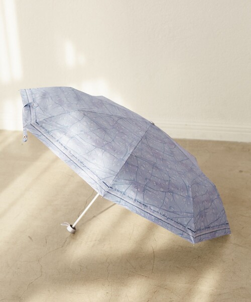 ROPE' PICNIC（ロペピクニック）の「【YOKU MOKU/ヨックモック×ROPE' PICNIC】折り畳み傘/晴雨兼用（折りたたみ傘・レディース・キナリ/ブルー系その他4・FREE）」の10枚目の写真