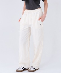 A'GEM/9 × .kom 『muah muah/ムーアムーア』 STITCH COOLING WIDE BANDING PANTS/ステッチ クーリングワイド バンディングパンツ