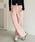 muahmuahi[A[Aj́uA'GEM/9 × .kom wmuah muah/[A[Ax STITCH COOLING WIDE BANDING PANTS/Xeb` N[OCh ofBOpcȋpcjvbsN