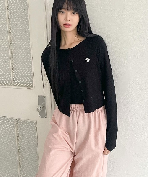 muahmuah(ムーアムーア)の「A'GEM/9 × .kom 『muah muah/ムーアムーア』 STITCH COOLING WIDE BANDING PANTS/ステッチ クーリングワイド バンディングパンツ(その他パンツ・レディース・ブラック/カーキ/ベージュ/ピンク・FREE)」の18枚目の写真