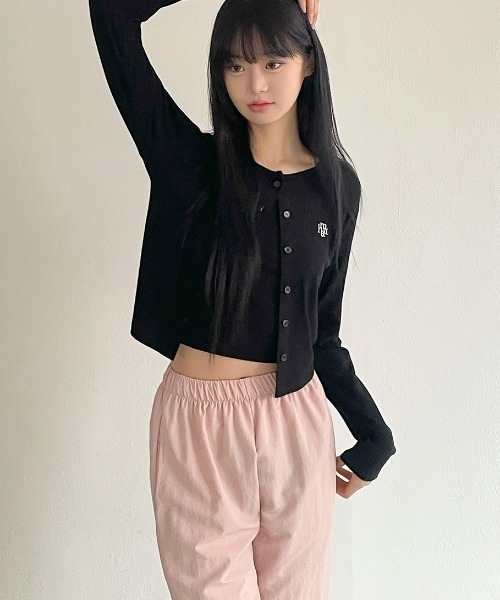 muahmuah(ムーアムーア)の「A'GEM/9 × .kom 『muah muah/ムーアムーア』 STITCH COOLING WIDE BANDING PANTS/ステッチ クーリングワイド バンディングパンツ(その他パンツ・レディース・ブラック/カーキ/ベージュ/ピンク・FREE)」の19枚目の写真