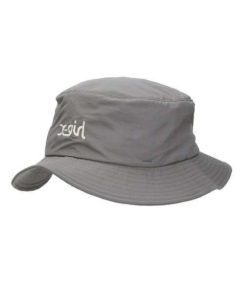 X-girl（エックスガール）の「X-girl SPORTS/エックスガール スポーツ ハット SUN GUARD HAT 155251051004（ハット・レディース・ブラック/グレー/ホワイト・FREE）」の3枚目の写真