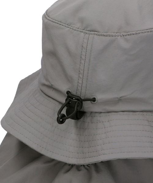 X-girl（エックスガール）の「X-girl SPORTS/エックスガール スポーツ ハット SUN GUARD HAT 155251051004（ハット・レディース・ブラック/グレー/ホワイト・FREE）」の11枚目の写真