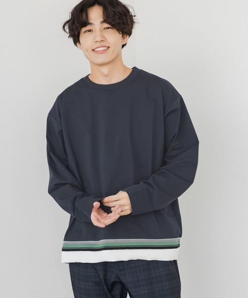 GLOBAL WORK(グローバルワーク)の「サラサラ快適DRYキリカエT/長袖/147303(Tシャツ/カットソー・メンズ・チャコールグレー/ライトブルー/カーキ/ライトグレー/ネイビー・LARGE/X-LARGE/MEDIUM/SMALL)」の22枚目の写真