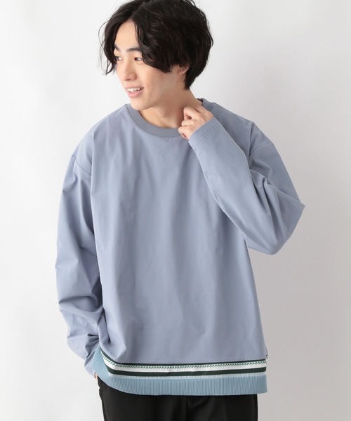 GLOBAL WORK(グローバルワーク)の「サラサラ快適DRYキリカエT/長袖/147303(Tシャツ/カットソー・メンズ・チャコールグレー/ライトブルー/カーキ/ライトグレー/ネイビー・LARGE/X-LARGE/MEDIUM/SMALL)」の7枚目の写真