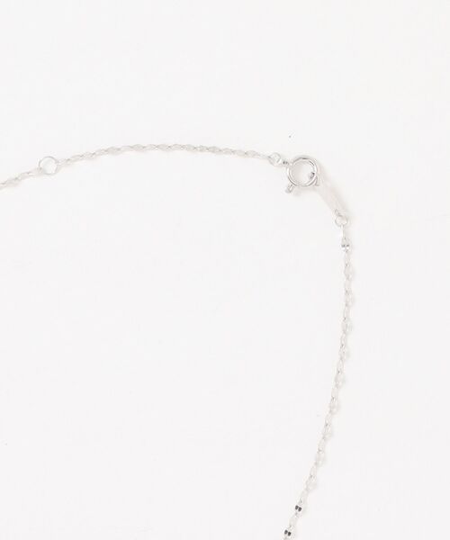 セール】K10 ホワイトゴールド ダイヤモンド ネックレス BLOOM