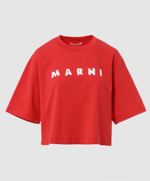 【大人気】MARNI Scribble ロゴ Tシャツ ロゴでひねりを加える Marni Scribble Logo T-Shirt | SHOWROOM