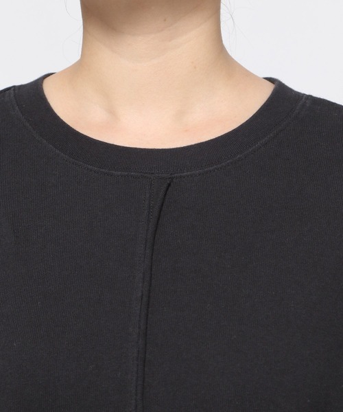 LEPSIM(レプシィム)の「BIGチュニック8分袖ワンピース 324669(チュニック・レディース・チャコールグレー/オフホワイト/ボルドー/ブラック・FREE)」の8枚目の写真