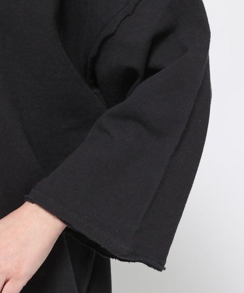 LEPSIM(レプシィム)の「BIGチュニック8分袖ワンピース 324669(チュニック・レディース・チャコールグレー/オフホワイト/ボルドー/ブラック・FREE)」の11枚目の写真