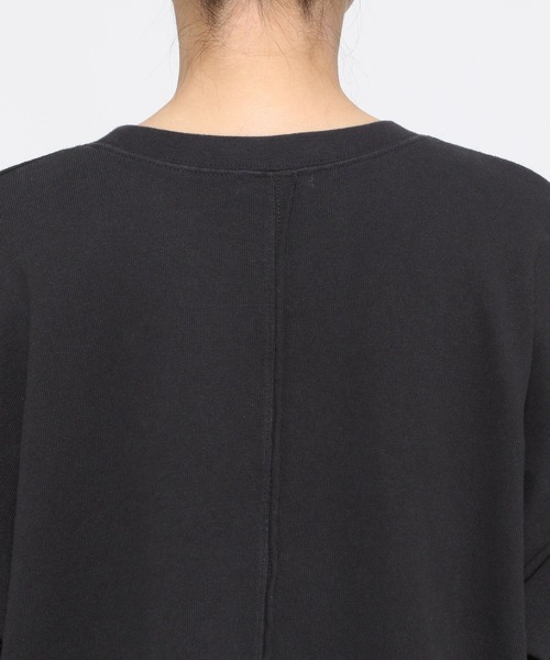 LEPSIM(レプシィム)の「BIGチュニック8分袖ワンピース 324669(チュニック・レディース・チャコールグレー/オフホワイト/ボルドー/ブラック・FREE)」の13枚目の写真