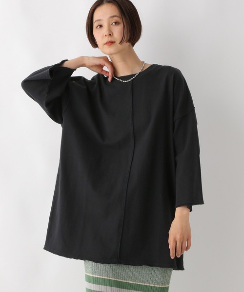 azu様 セール】BIGチュニック8分袖ワンピース 324669（チュニック