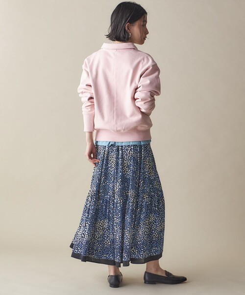 SHIPS（シップス）の「SHIPS NINE CASE:〈洗濯機可能〉ハーフ ジップ スウェット プルオーバー（スウェット・レディース・ピンク/ライトグレー・ONE SIZE）」の22枚目の写真